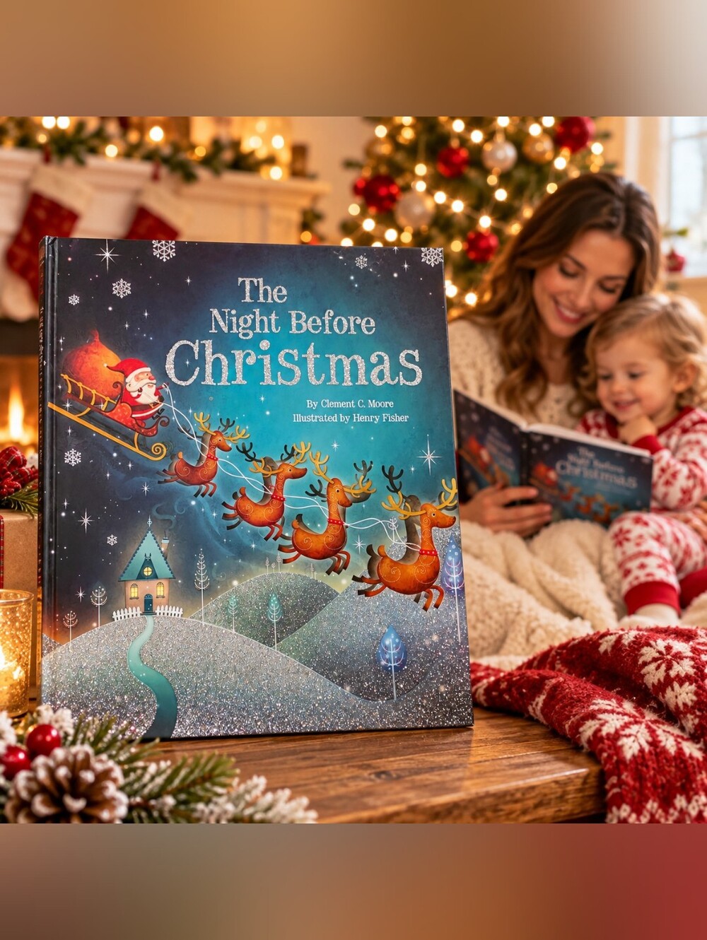The Night Before Christmas Hardcover Children's Book Holiday Keepsake